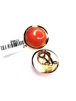 Orecchini Stocco Gioielli Donna in Oro giallo Corallo EGZ - EGZ